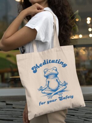 yoga tote bag, de yoga tas van comfi yogi is duurzaam en simpel