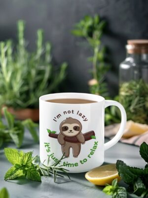 De its time to relax keramische mok voor yoga, mindfulness en meditatie. Perfect als yogi mok, koffiemok of als leuk cadeau