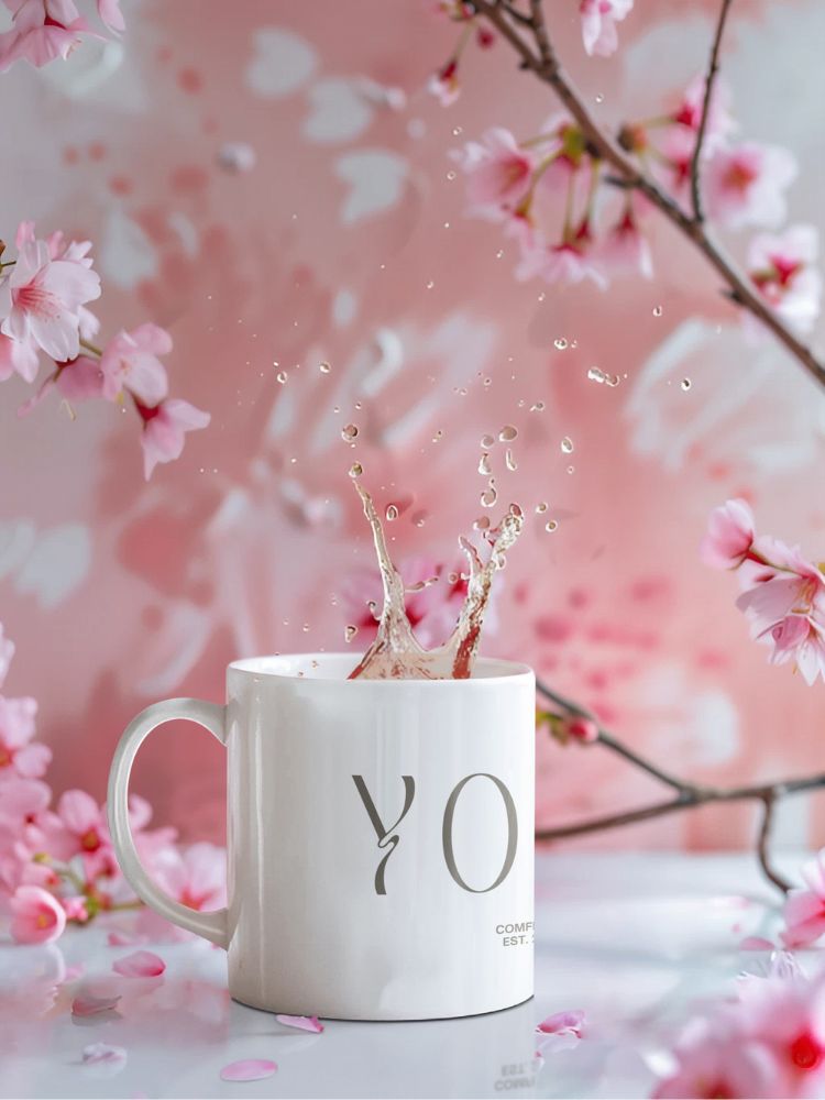 De yoga keramische mok voor yoga, mindfulness en meditatie. Perfect als yogi mok, koffiemok of als leuk cadeau