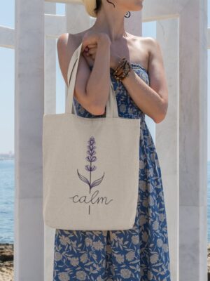 yoga tote bag, de yoga tas van comfi yogi is duurzaam en simpel