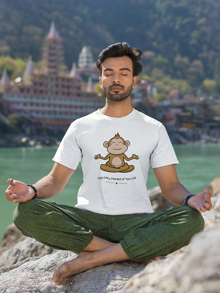 Enjoy every moment of your life yoga shirt van comfi yogi is yoga kleding voor iedere yoga lifestyle