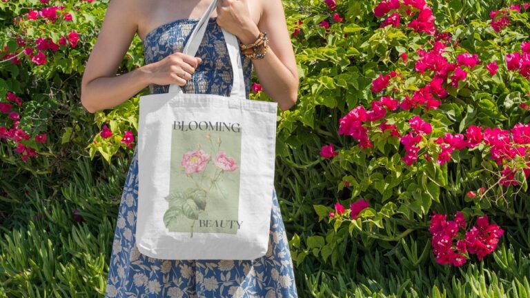 yoga tote bag, de yoga tas van comfi yogi is duurzaam en simpel